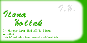ilona wollak business card